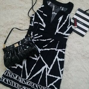 City Triangles modern geometric dress